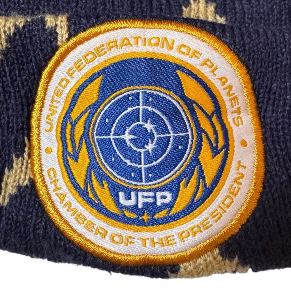 Star Trek Starfleet Academy United Federation of Planets Navy Winter Hat, Beanie - Picture 5 of 8